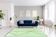 Tapis marocain moderne vert