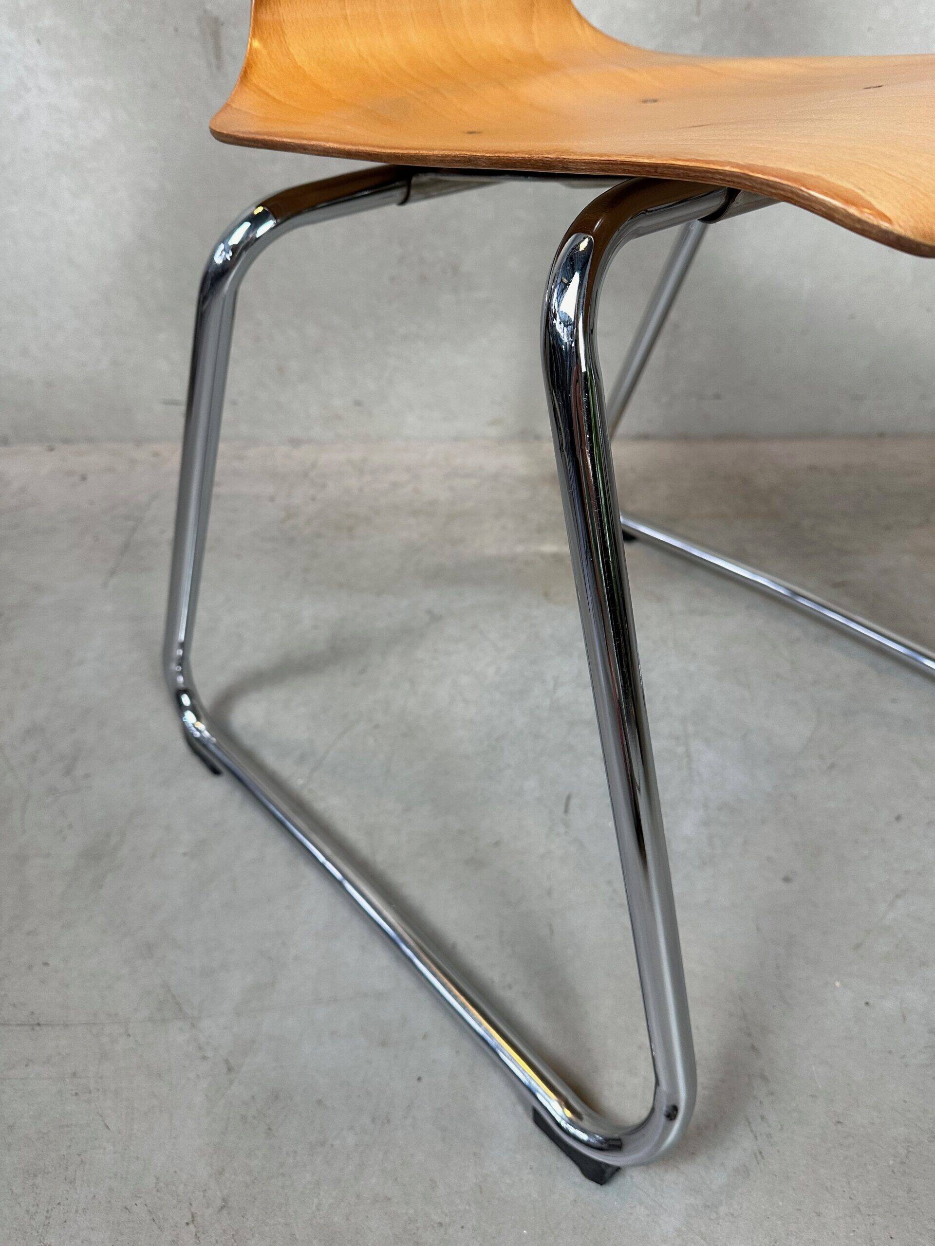 Vintage Pagholz plywood chair – Adam Stegner, 1970s