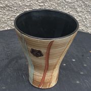Vase en céramique émaillée hohr made in germany numéroté design et vintage