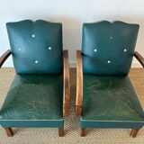 Pair of vintage armchairs