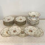 Service 28 pieces porcelain from paris 1840