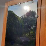 Art Deco door mirror with 5 staples