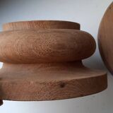 Bougeoirs en bois