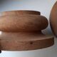 Wooden candle holders