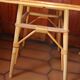 Pair of rattan bedside