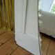 Large vintage beveled oval mirror