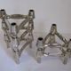 Set Of 5 , 1970s " Bmf " Modular Candle Holders Designed By Fritz Nagel & Ceasar Stoffi