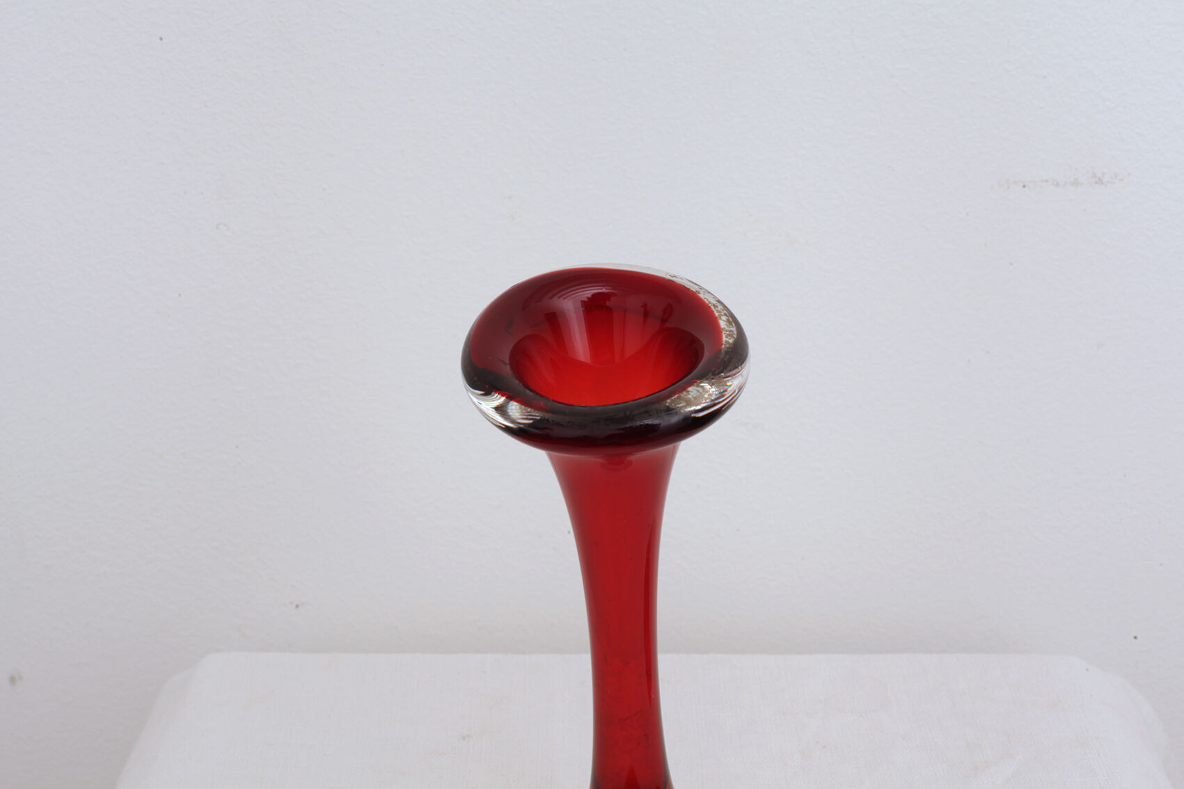 Scandinavian vase aseda red 1960