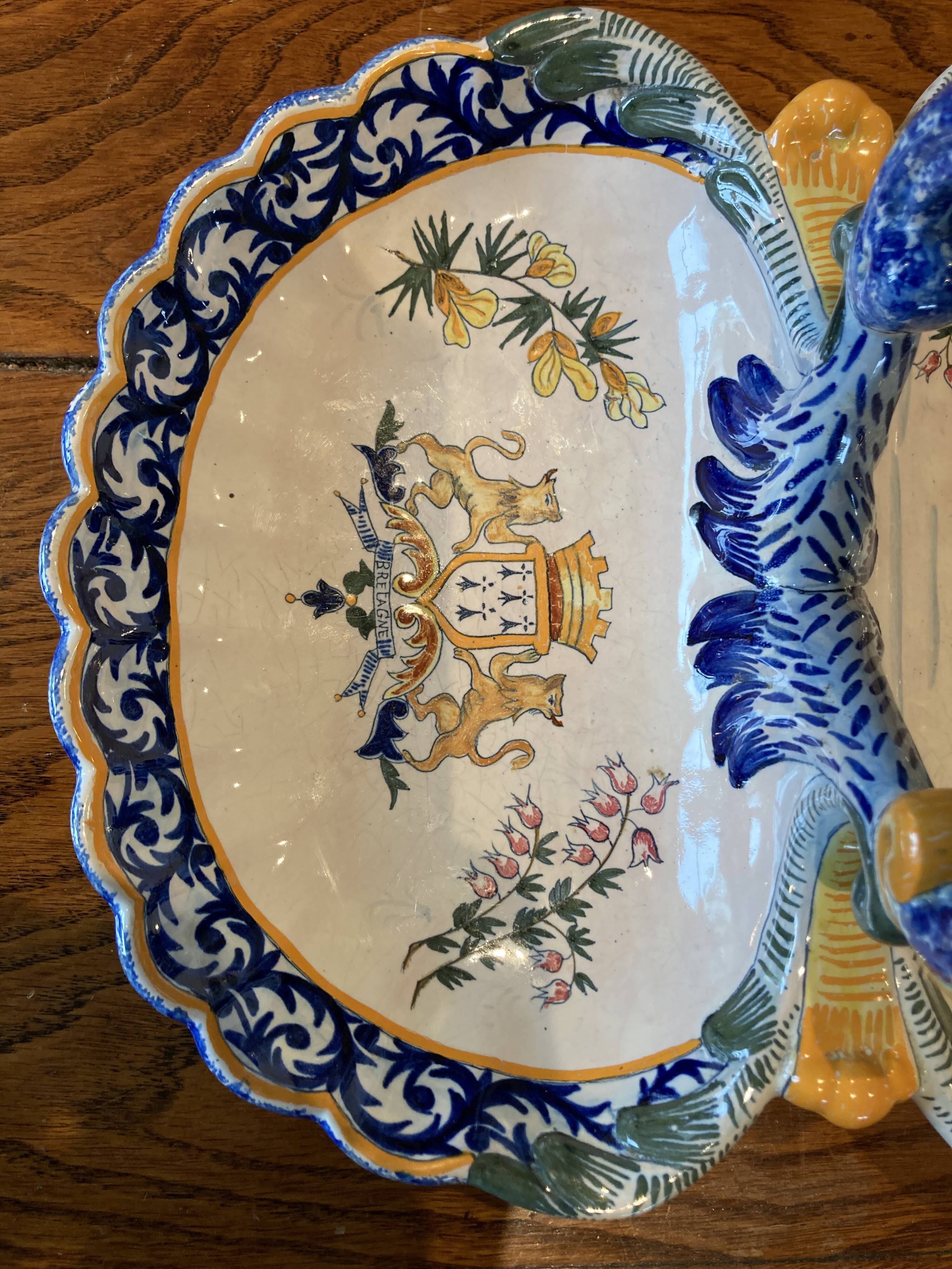 Quimper Ceramic Servant