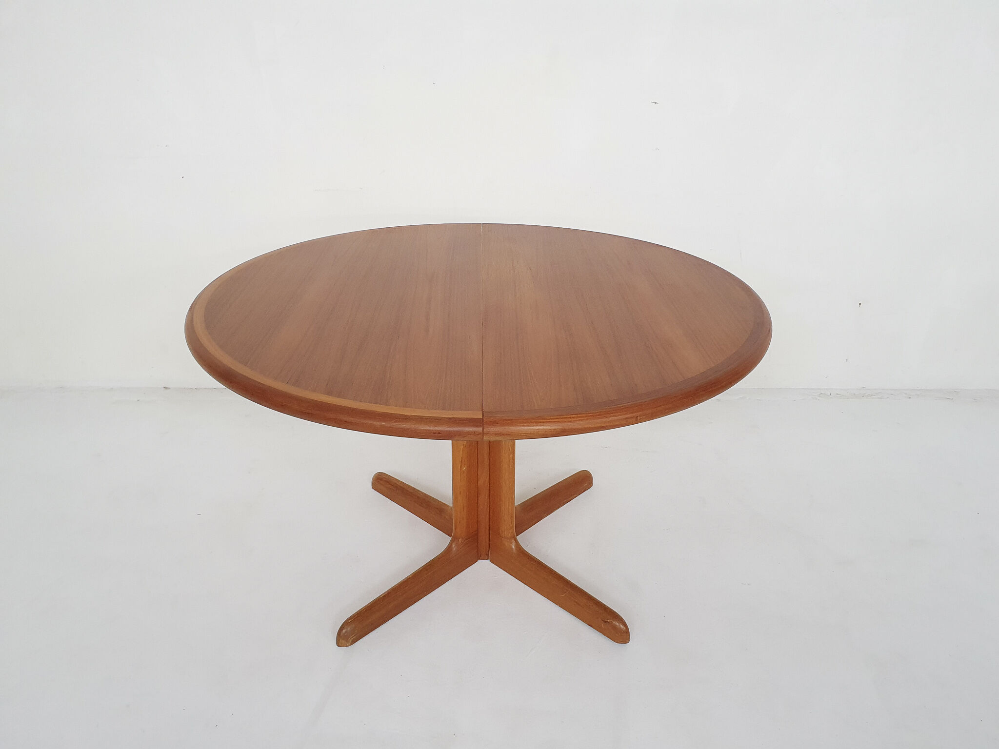 Teak extendable dining table by Niels Otto Moller for Gudme Mobelfabrik, Denmark 1960's
