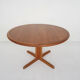 Teak extendable dining table by Niels Otto Moller for Gudme Mobelfabrik, Denmark 1960's