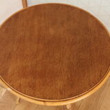 Round rattan coffee table tripod 535mm