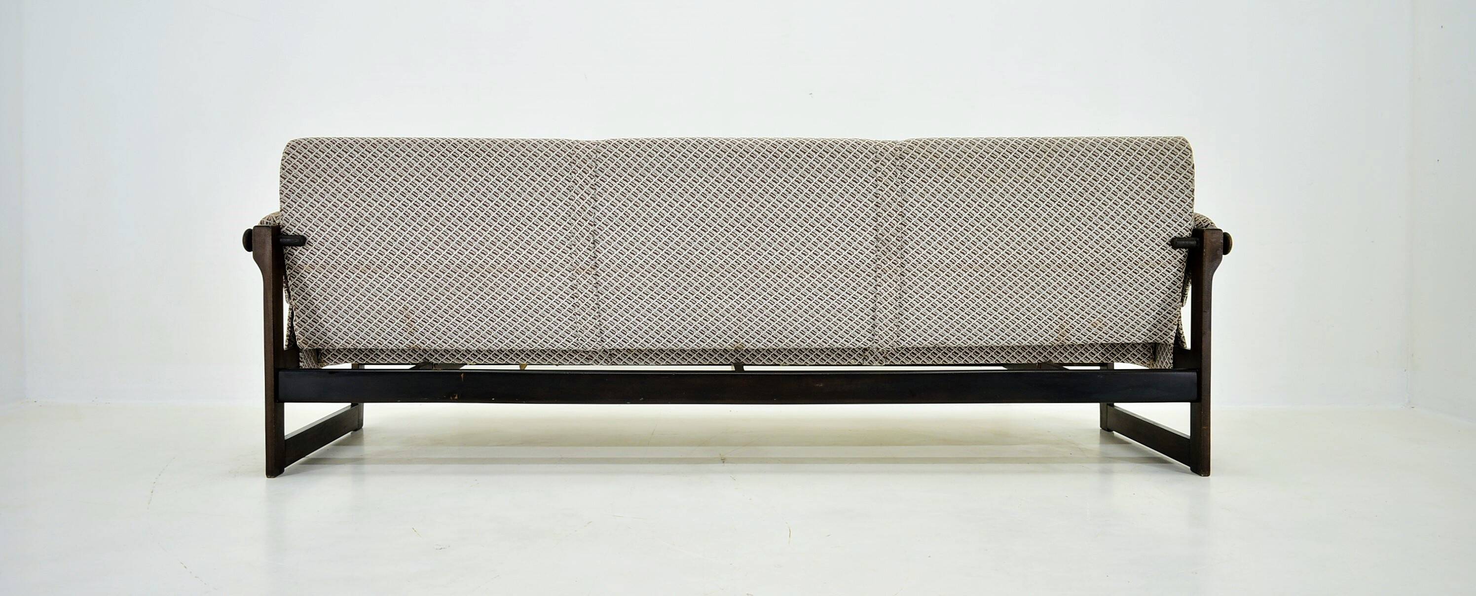 Midcentury Adjustable Sofa, Czechoslovakia,  1970s