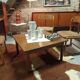 Scandinavian design teak square coffee table