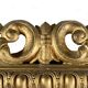 Ancient Florentine mirror – carved and gilded wooden frame – Baroque style
