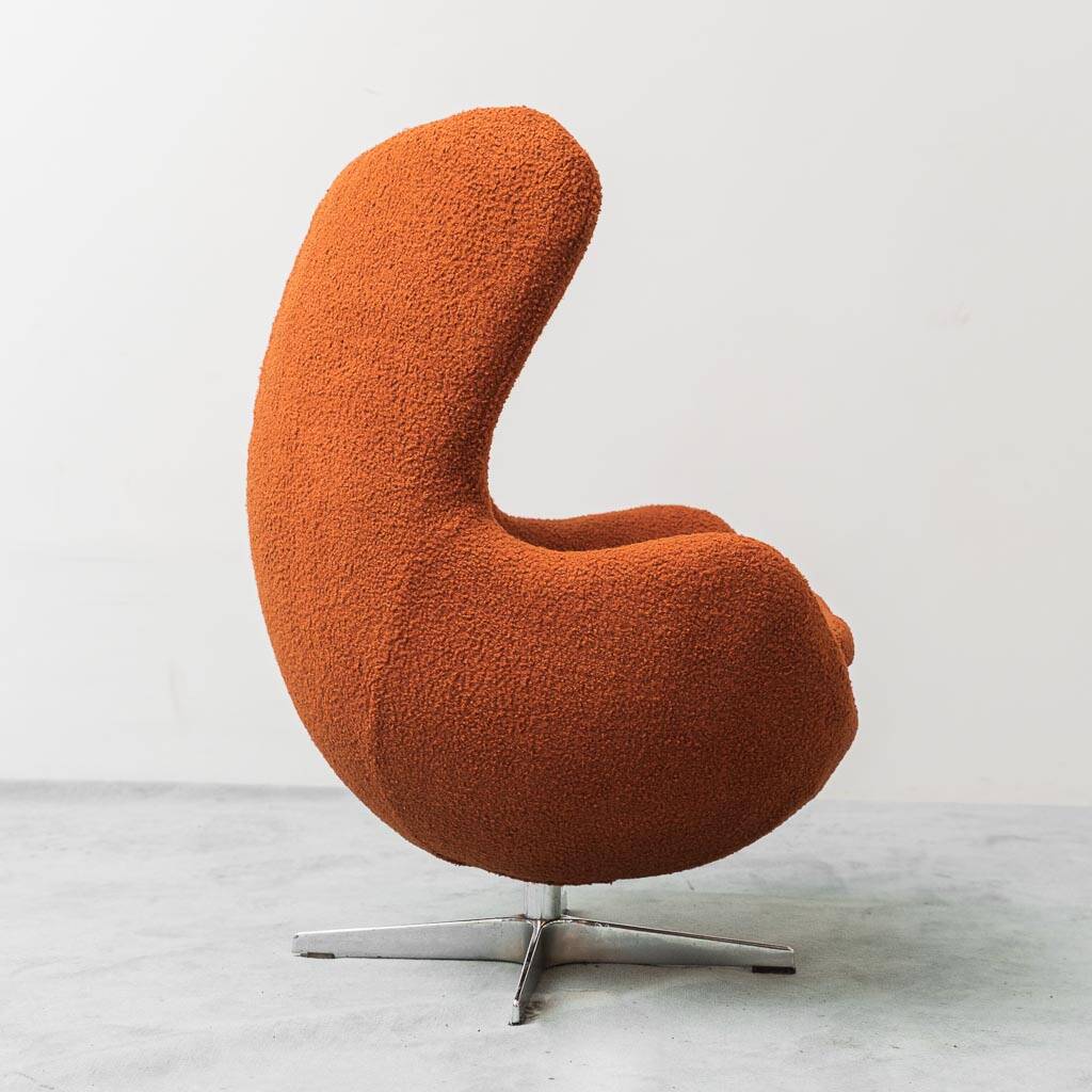 Poltrona en bouclé anni '70 vintage modernariato