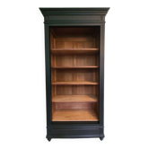 Old black oak bookcase drawer storage unit dresser shelf cabinet of curiosities