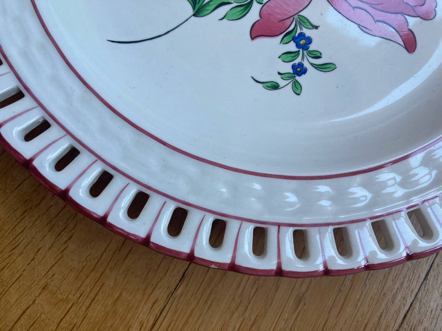 Plate dish Reverbere Luneville KG