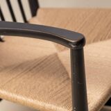 Hans J. Wegner J16 Black Rocking Chair, 1969 FDB