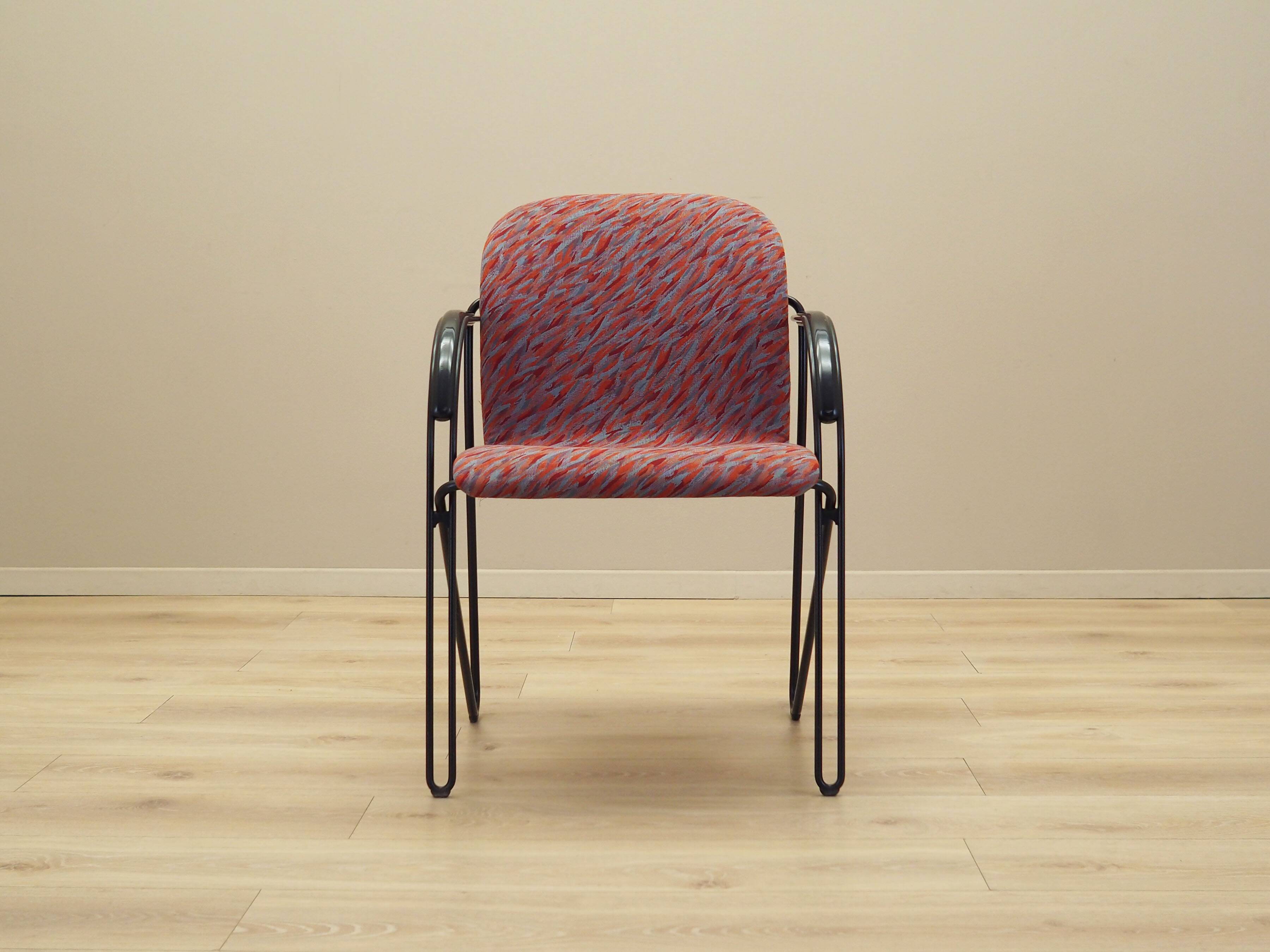 Set of four chairs, Italian design, 1980s, production: Italy