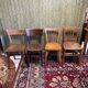 Set 4 vintage mismatched bistro chairs 50