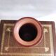 Vintage 70s green and black brown ceramic vase