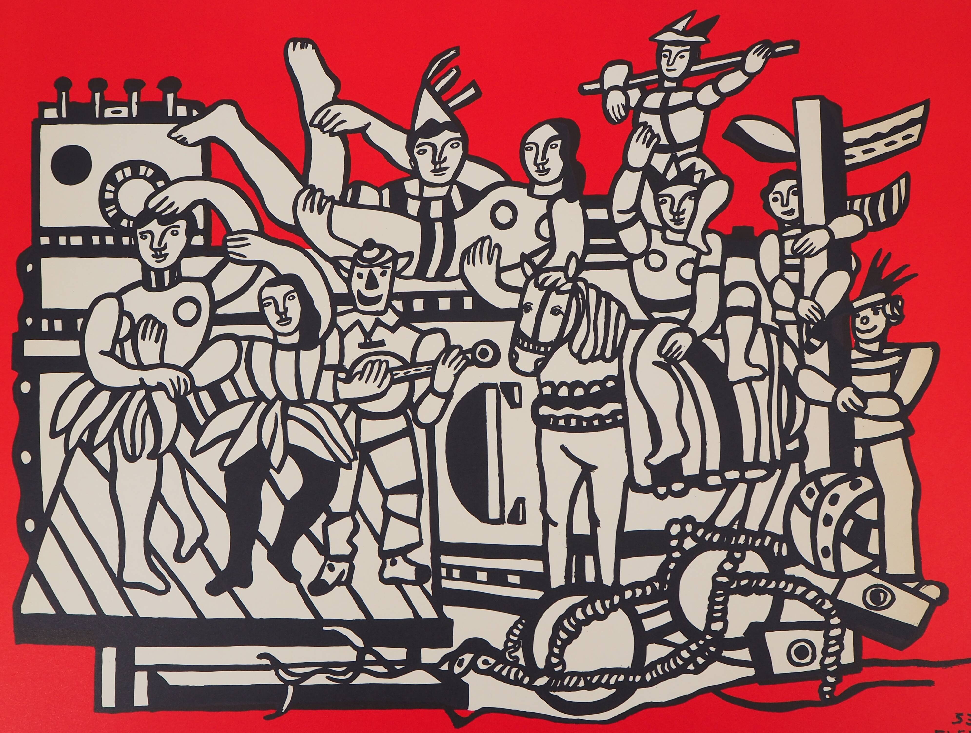 Fernand LÉGER: The great circus parade, signed lithograph