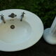 Art Deco washbasin of the Parisian palace Le Lutécia