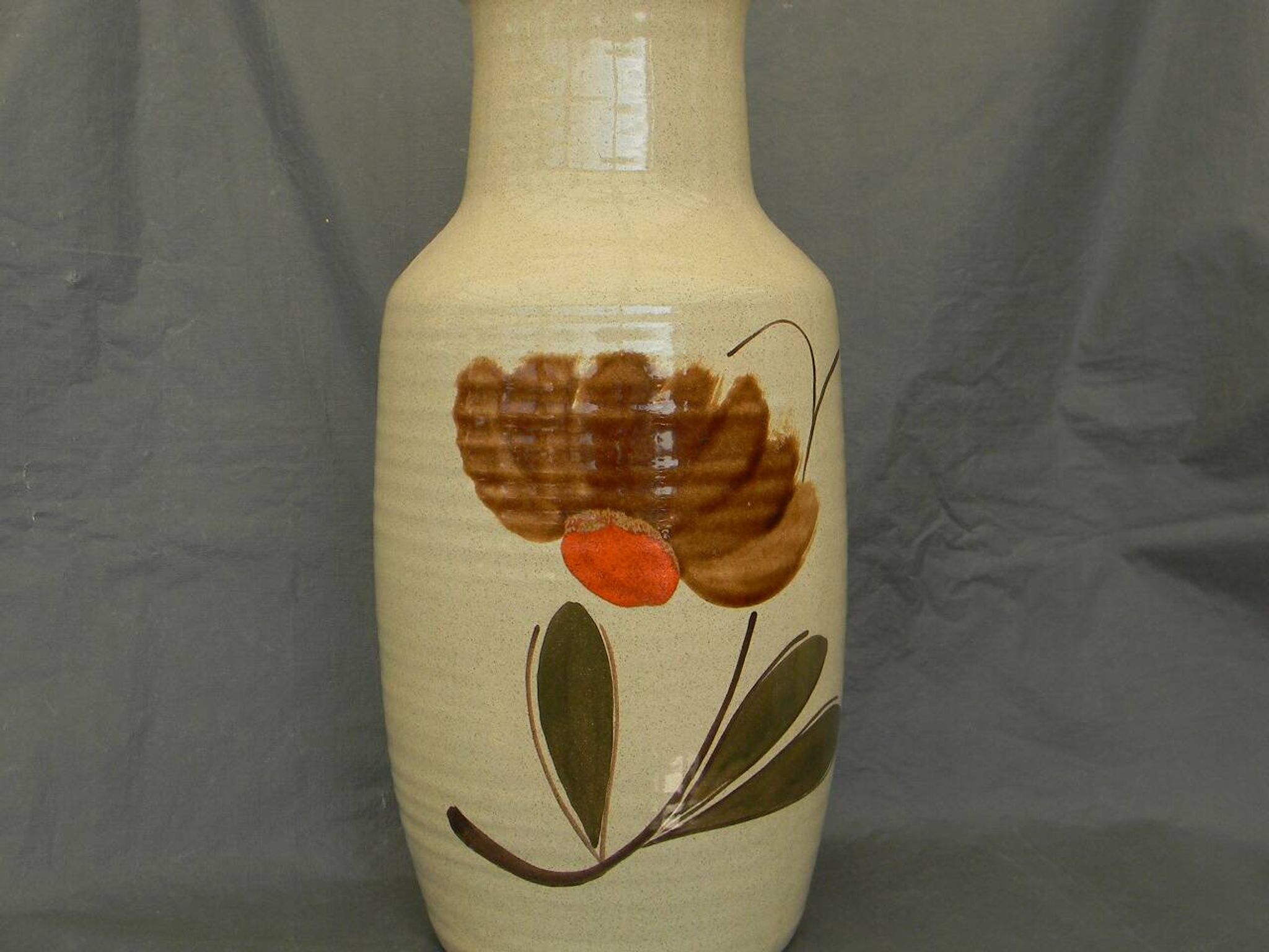 Grand vase en céramique de Saint Clément. Années 1960.