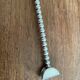 Silver metal spoon Vintage Art Deco