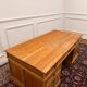 Large classic English desk with back panel