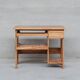 French Petite Wooden Mid-Century Desk