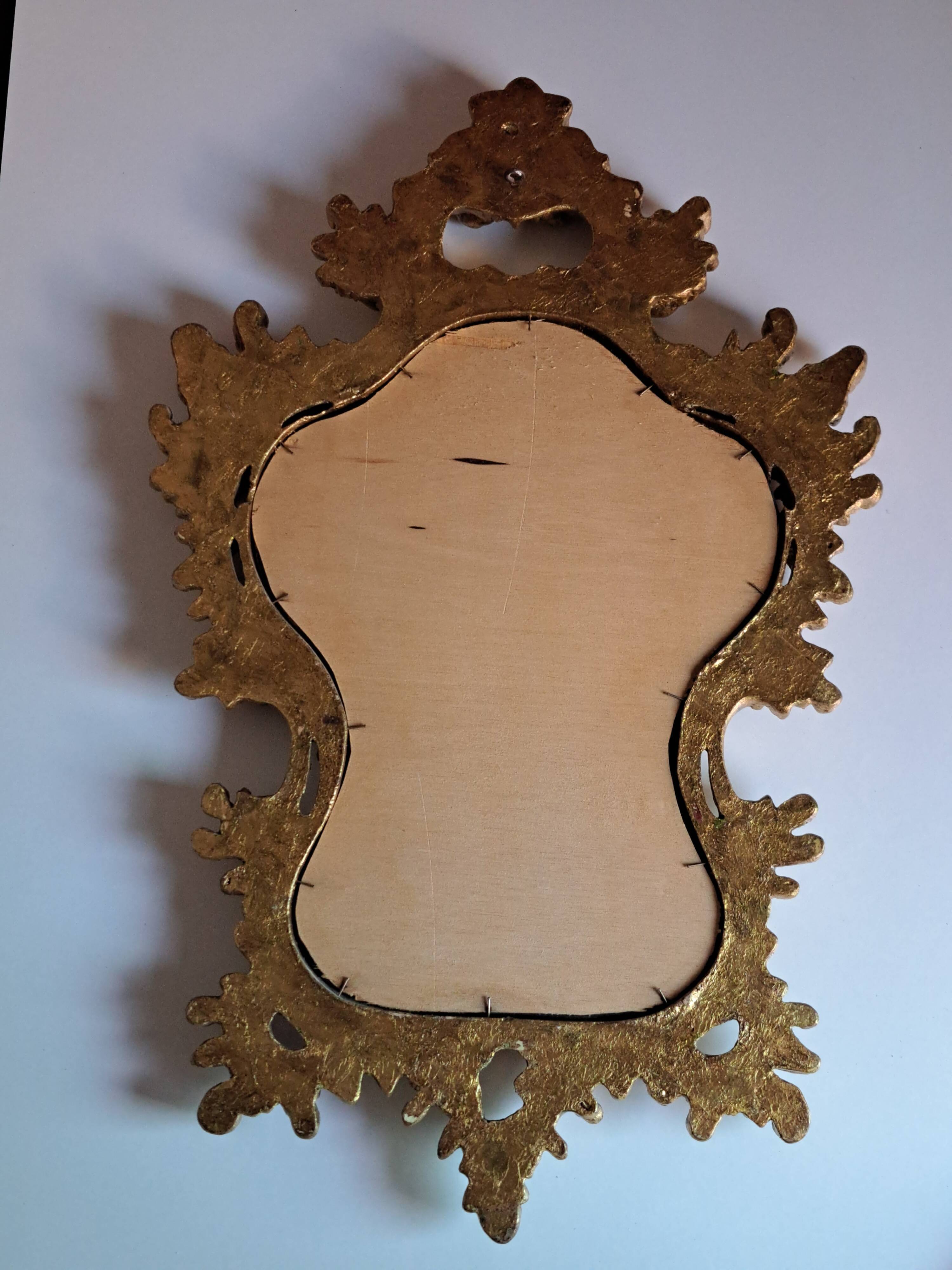Classic gilded mirror
