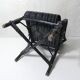 Vintage children's size rattan armchair