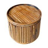 Cache pot en rotin
