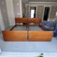 American twin beds in Shaker style from the early 20th century.
