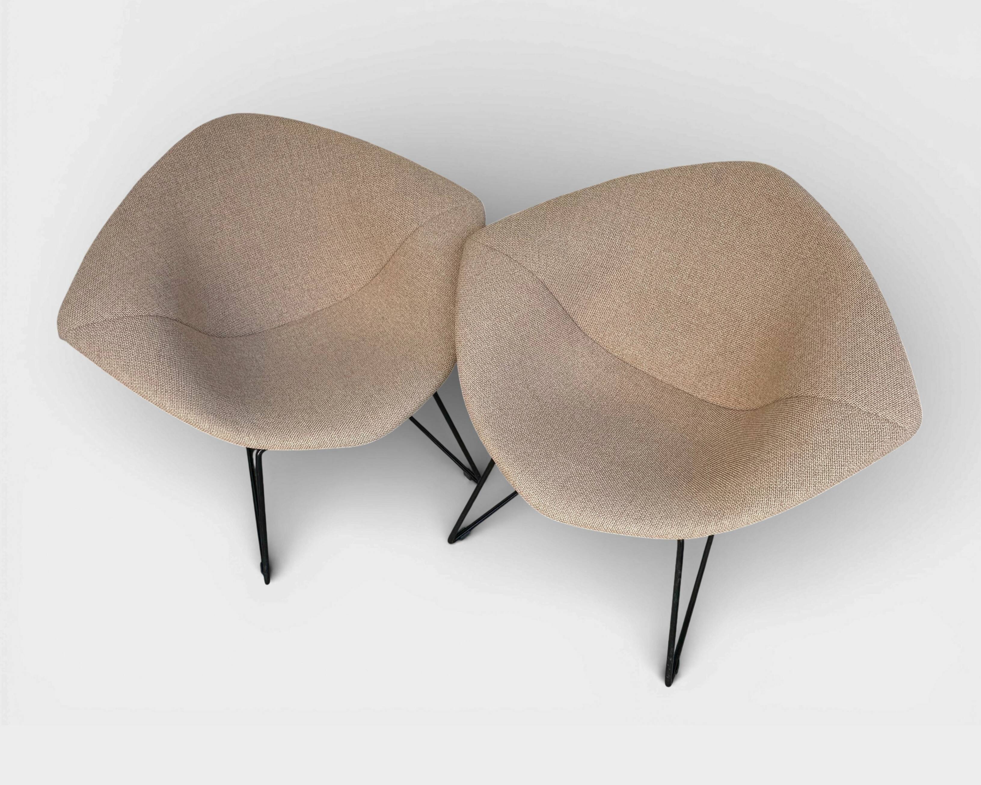 Pair of Diamond Chairs by Harry Bertoia for Knoll, 1970s