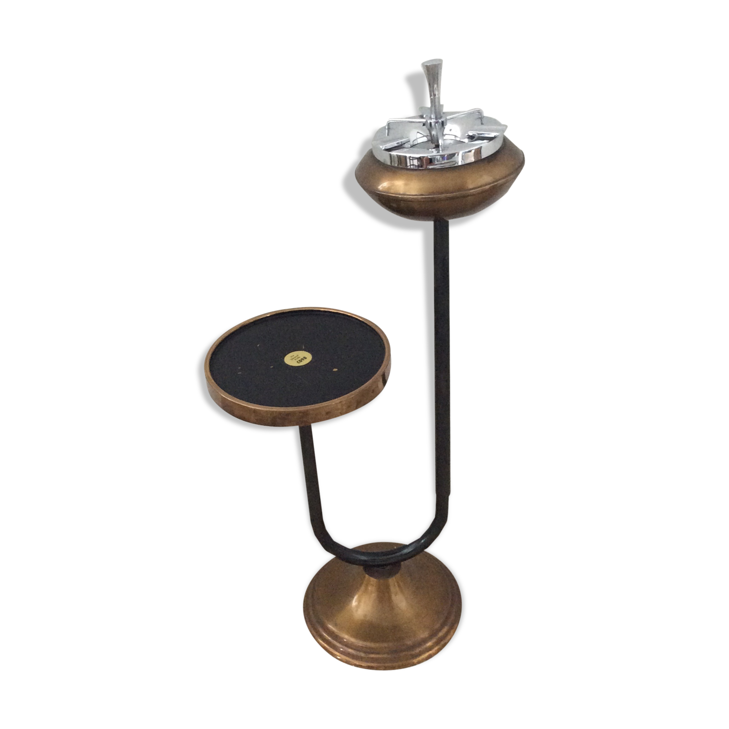 Vintage standing ashtray from the 60s-70s