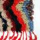 Rug in knots runner corridor Boucharouit - 90x230cm
