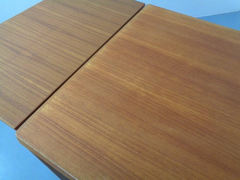 Extendable Teak Dining Table by Henning Kjærnulf for Velje Møbelfabrik, 1960s