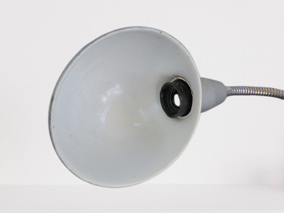 Lampe de bureau flexible style industriel