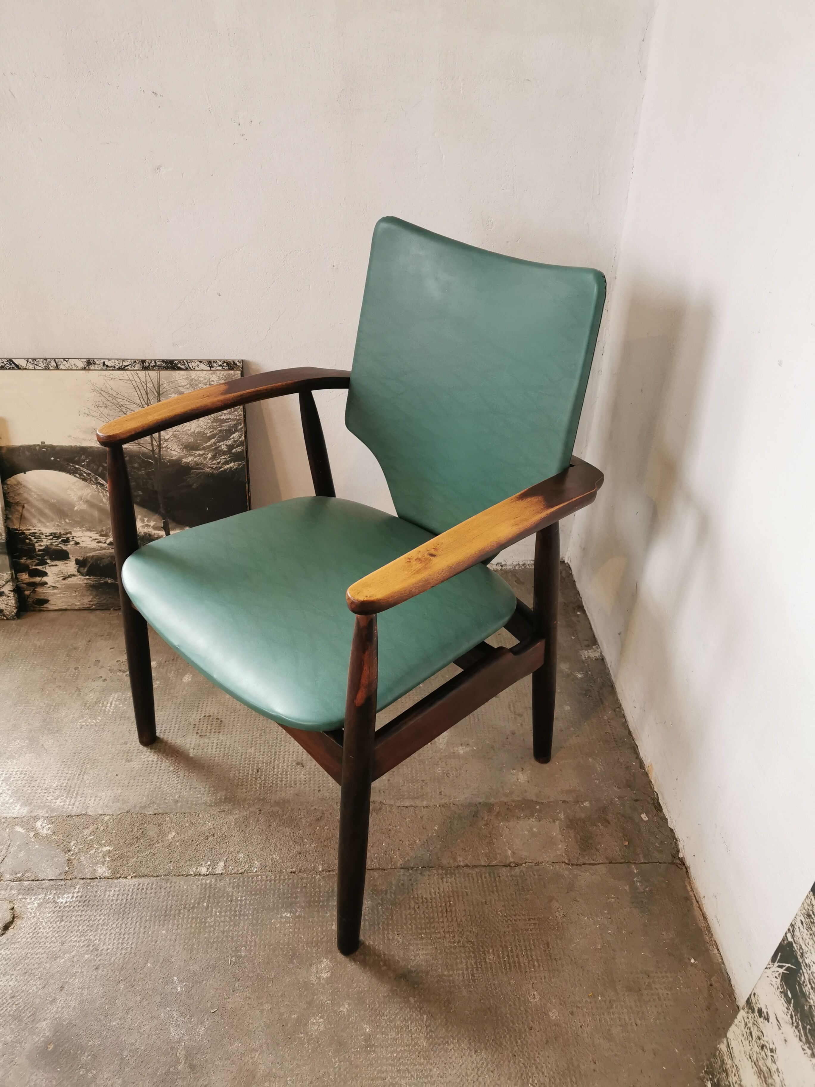 Fauteuil style scandinave 1970