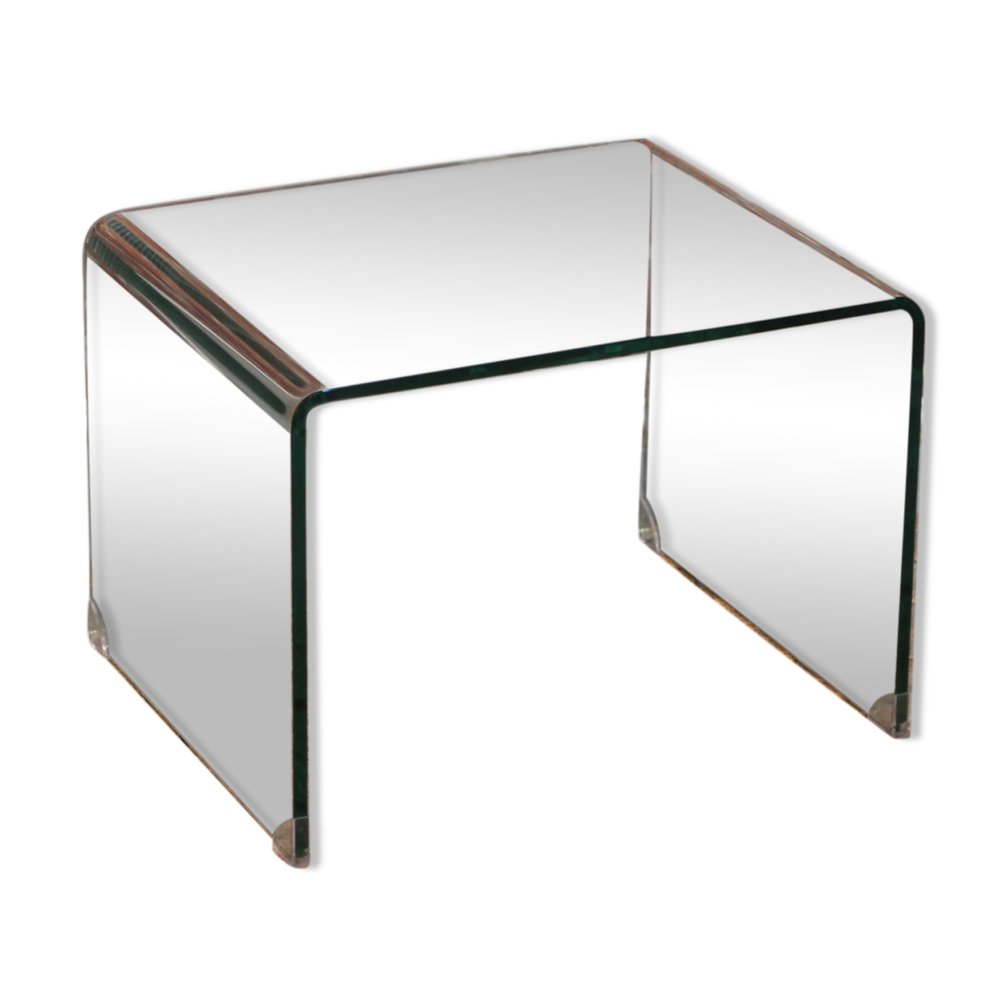 Glass coffee table