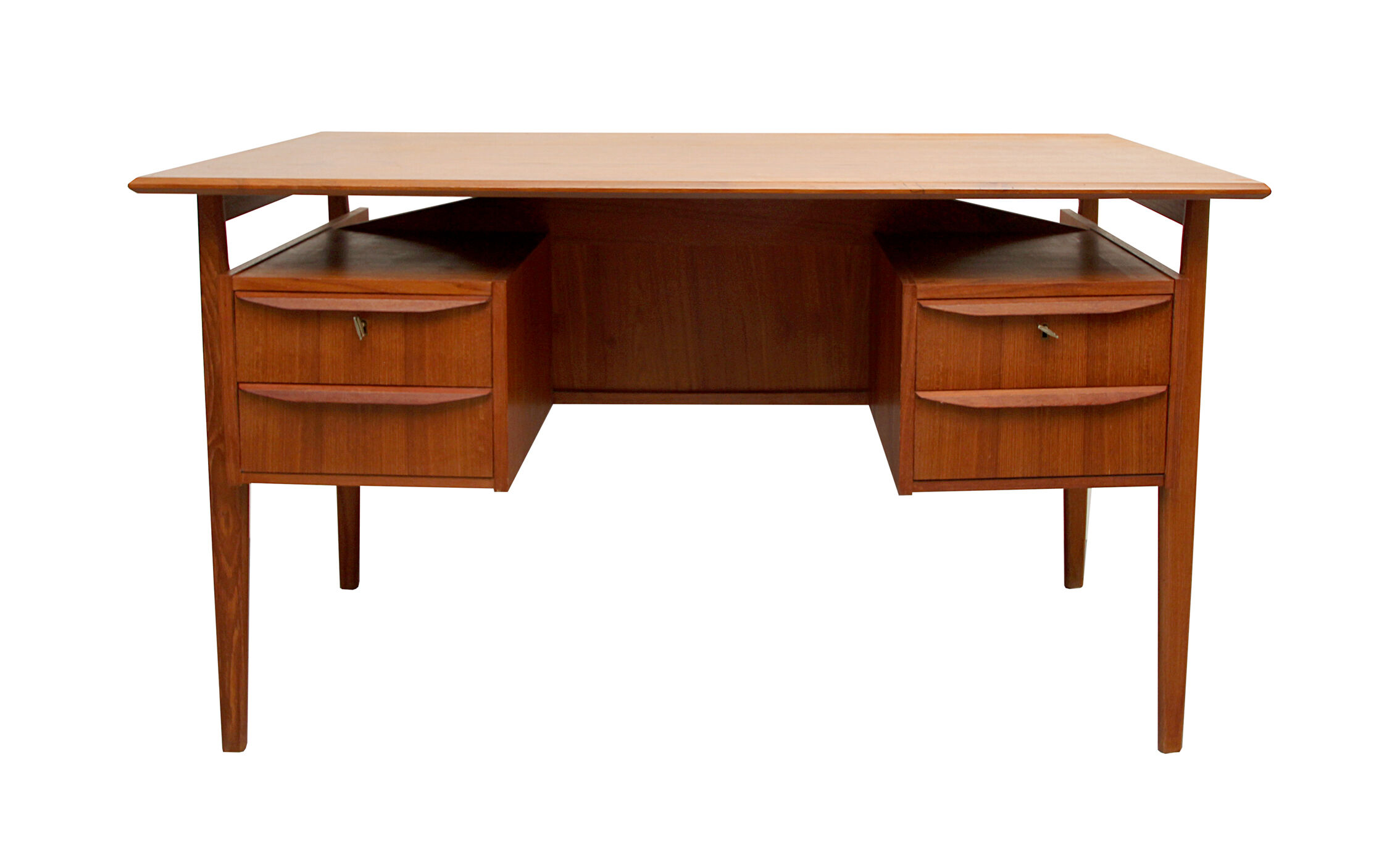 1960s desk in teak, Tibergaard Denmark