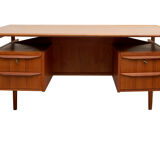 1960s desk in teak, Tibergaard Denmark