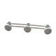 Coat rack vintage metal white 3 hooks