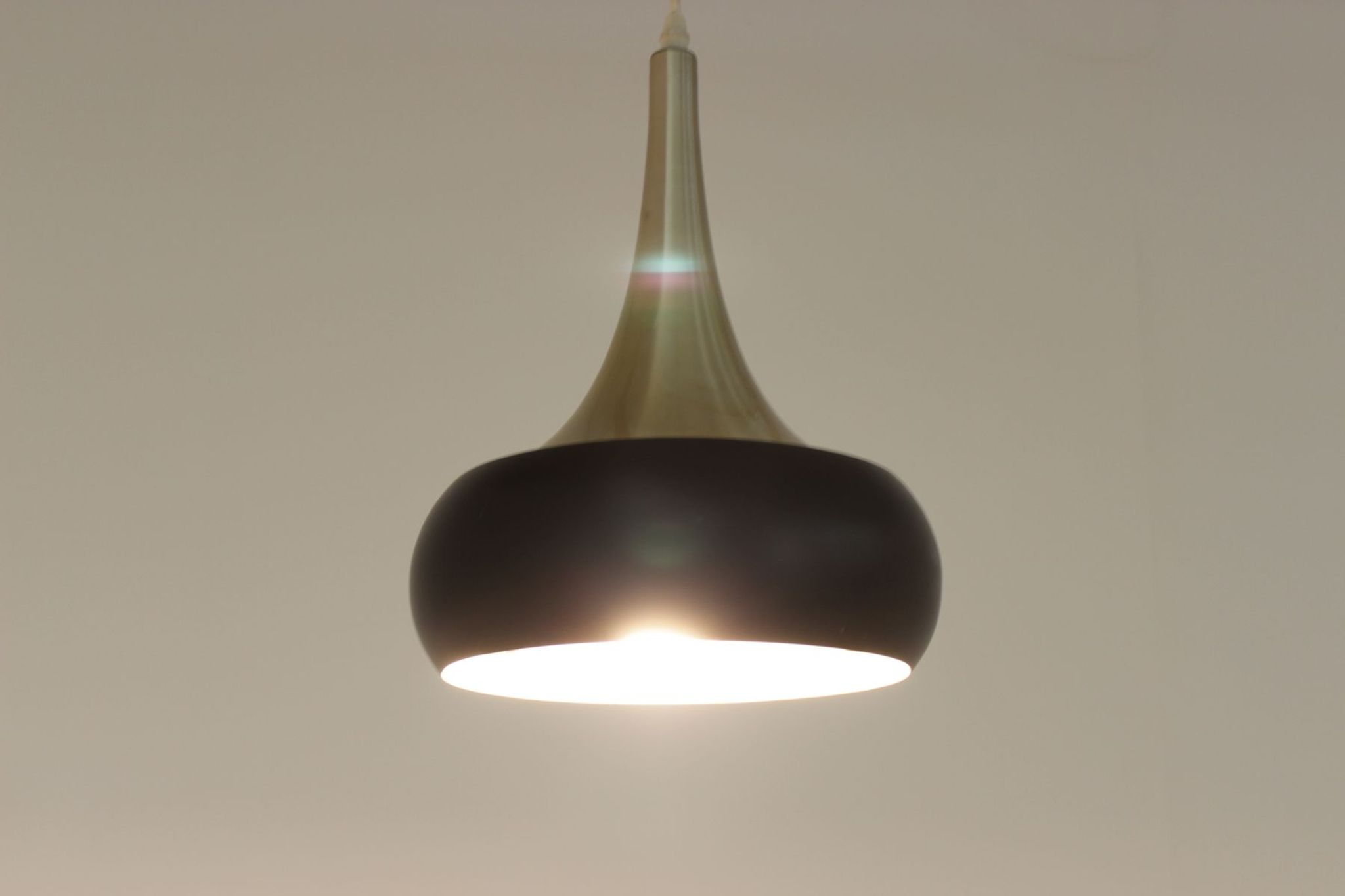 Lampe à suspension Danemark 1970s
