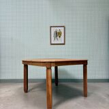 Art Deco extendable oak table, renovated