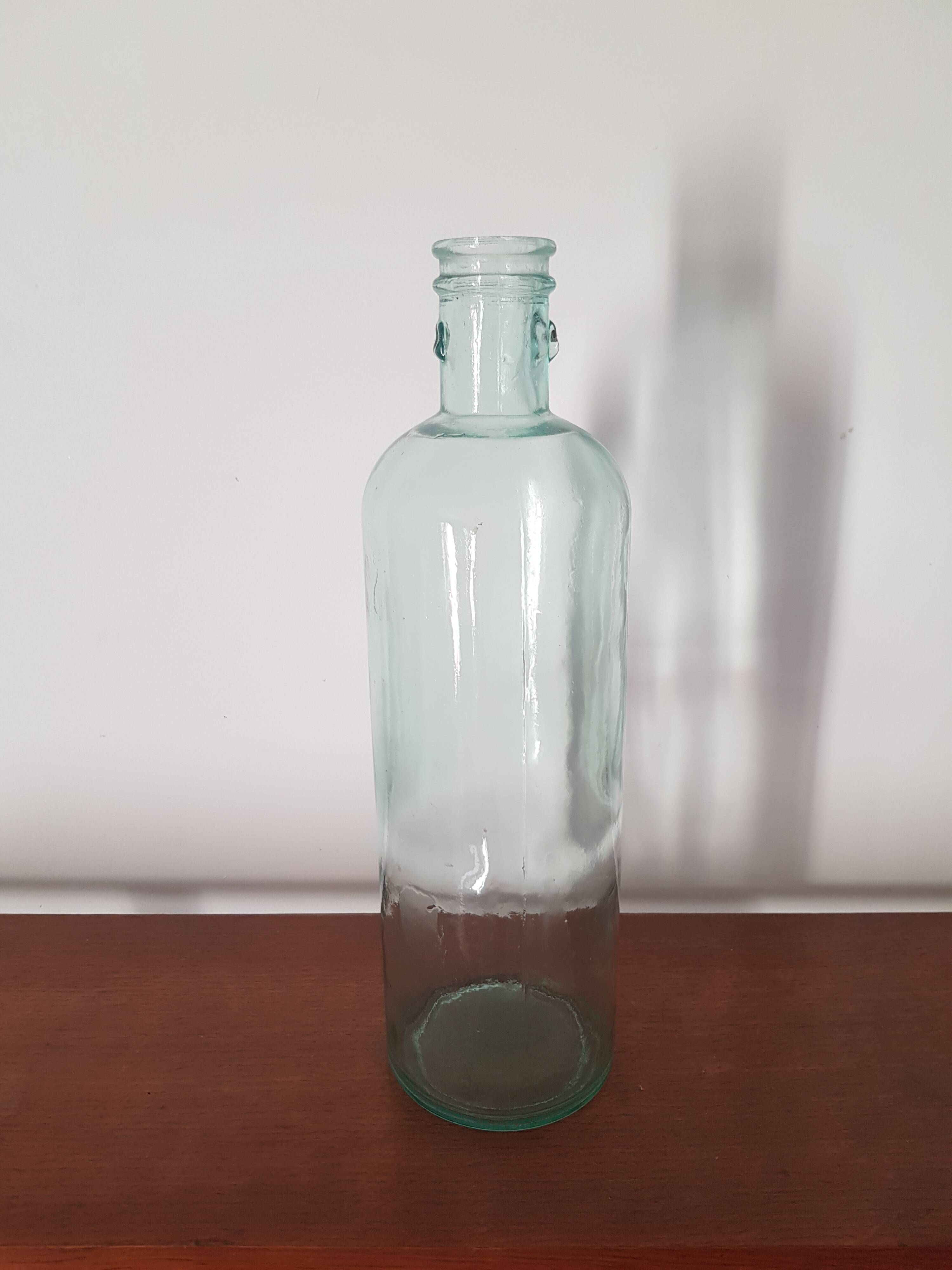 Large vintage glass bottle