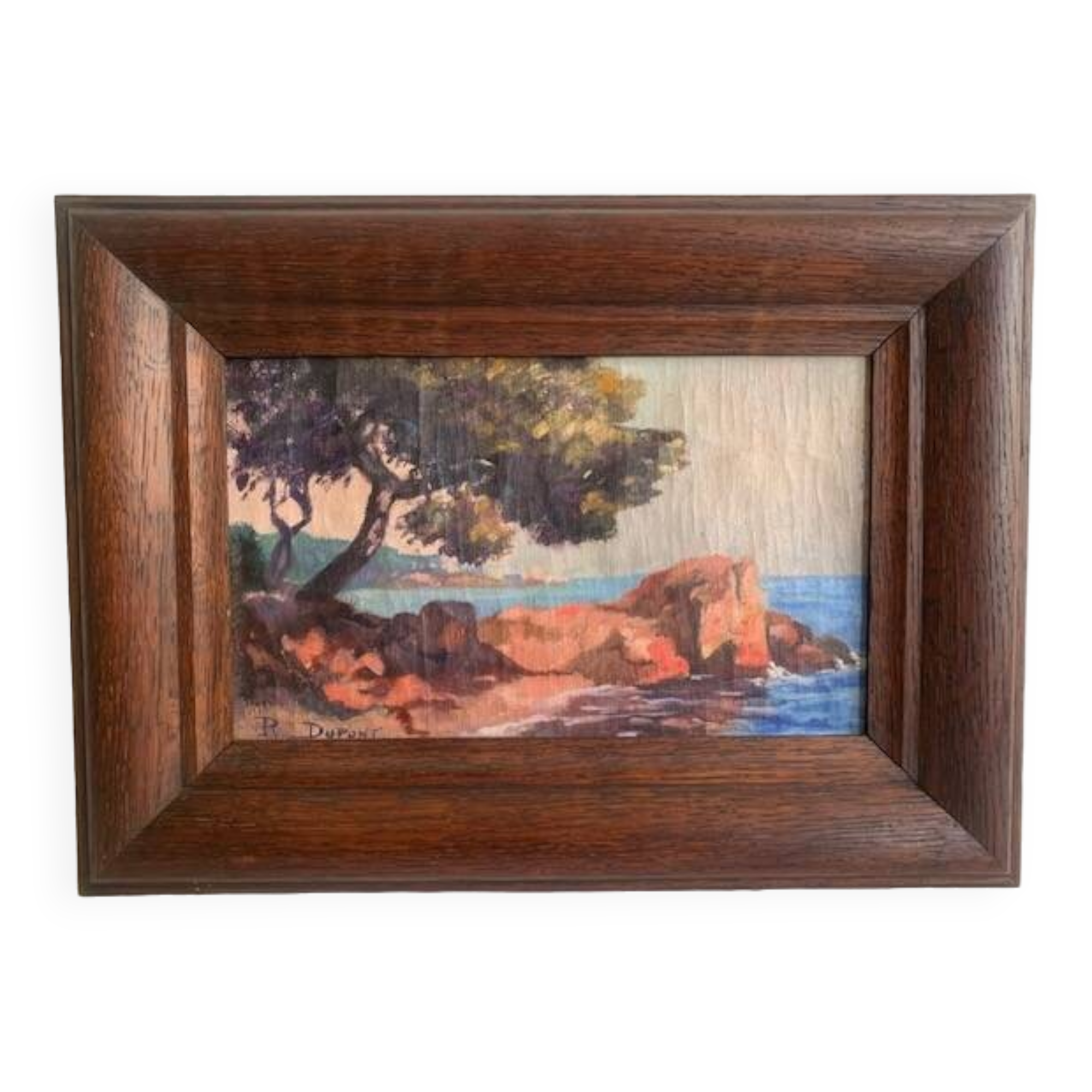 Southern landscape painting, signed oil painting, 1930